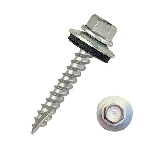 sheet metal screws with rubber washer|oversize screws for metal roofing.